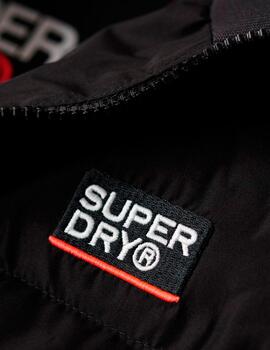 Chaleco acolchado Superdry Sports negro