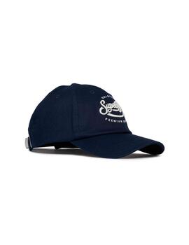 Gorra Superdry azul marino