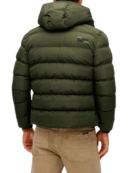 Plumas Superdry verde khaki