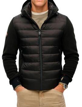 Chaqueta Superdry negra de entretiempo