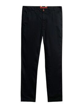 Pantalón chino Superdry negro