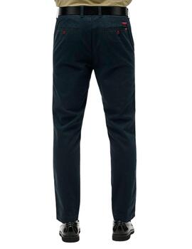 Pantalón chino Superdry azul marino