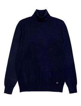 Jersey cuello alto azul marino Gianni Lupo