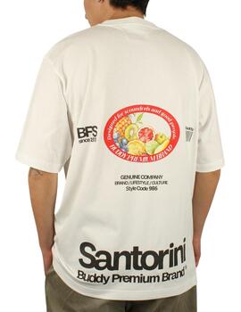 Camiseta Buddy Santorini blanca