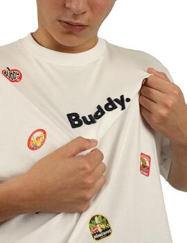 Camiseta Buddy Fruits blanca