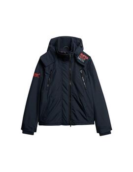 Chaqueta Superdry con cremalleras azul marino