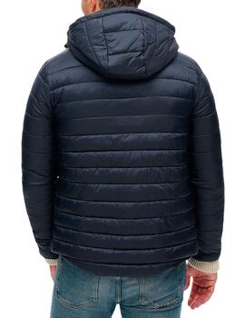 Plumífero Superdry azul marino para hombre