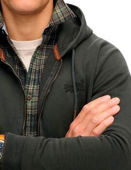 Chaqueta Superdry negra para hombre