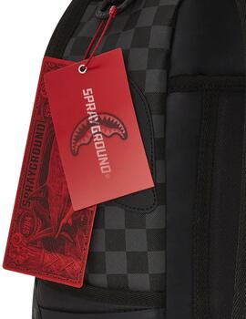 Mochila Sprayground Black Puffer Grey Check