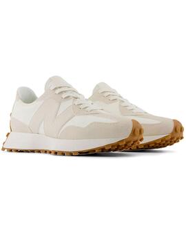 Zapatillas New Balance 327 blancas para chica