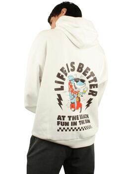 Sudadera Buddy Shark blanca