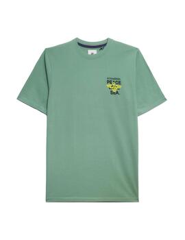 Camiseta Altona Dock Peace verde