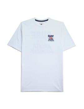 Camiseta surf Altona Dock blanca para hombre