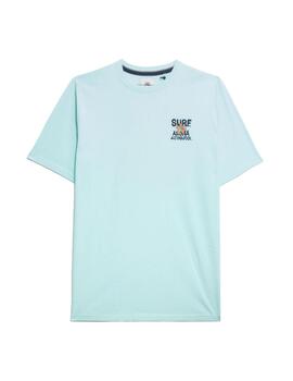 Camiseta surf Altona Dock caribe para hombre