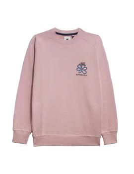 Sudadera Altona Dock cuello caja rosa