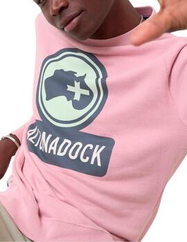 Sudadera logo Altona Dock rosa