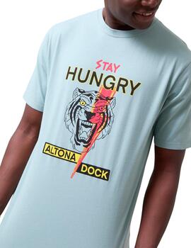 Camiseta Altona Dock Stay Hungry gris