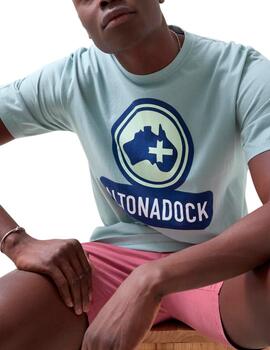 Camiseta logo Altona Dock verde