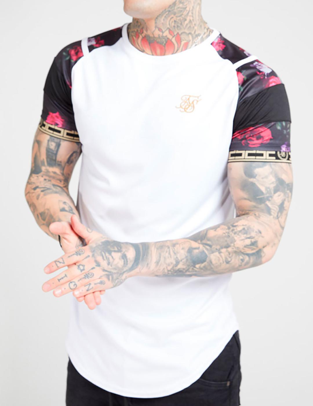 Camiseta siksilk blanca y negra sale