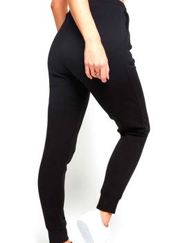 Pantalón chándal SikSilk mujer negro de algodón