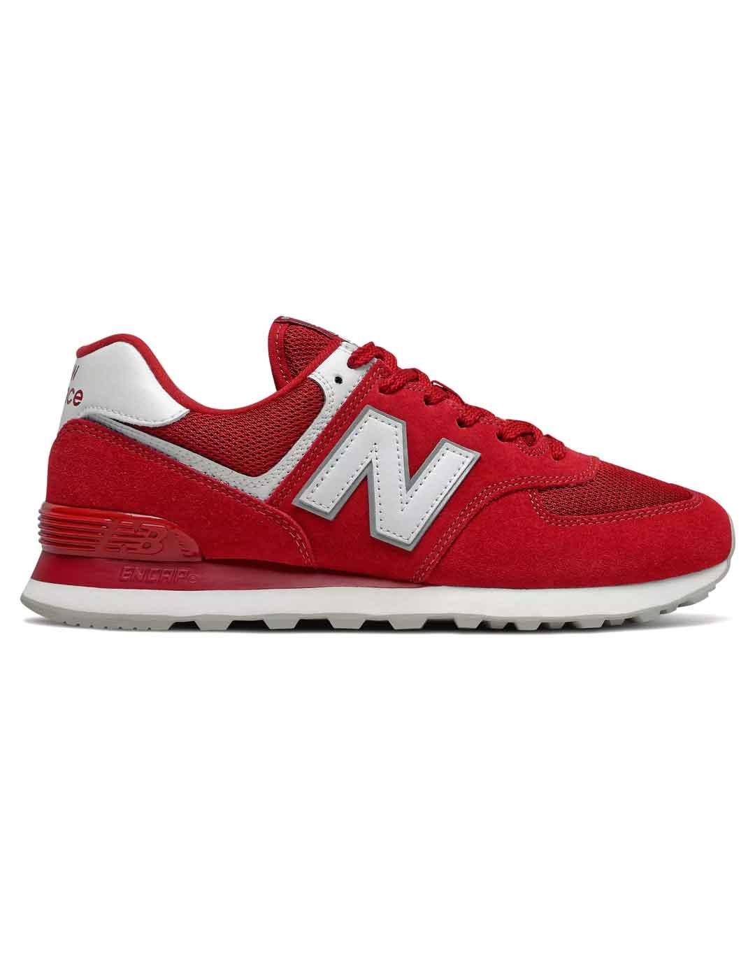 New balance 574 rojas mujer best sale