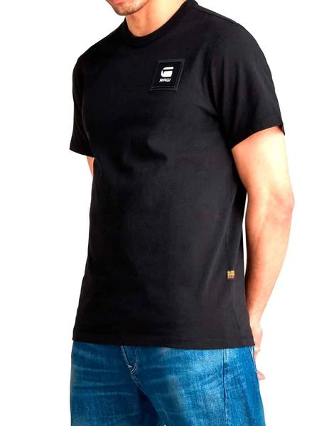 Impuro Antecedente triunfante Camiseta G Star hombre negra con logo | Envío Gratis