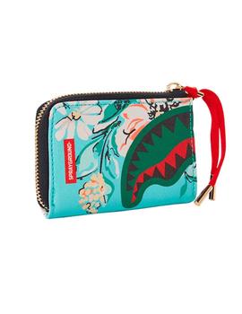 Cartera Sprayground estampada con flores azules